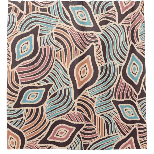 Seamless abstract pattern with the image of geomet (Front)