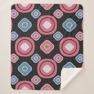 Seamless abstract pattern with the image of oval g sherpa blanket
