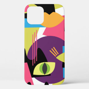 Seamless abstract Vintage pattern with abstract sh iPhone 12 Case