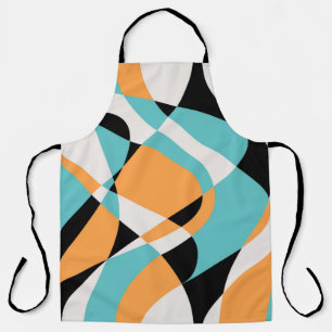 Seamless abstract waves pattern. Gorgeous seamless Apron