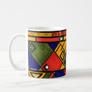 Seamless african ethno traditional texture pattern coffee mug