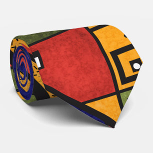 Seamless african ethno traditional texture pattern tie