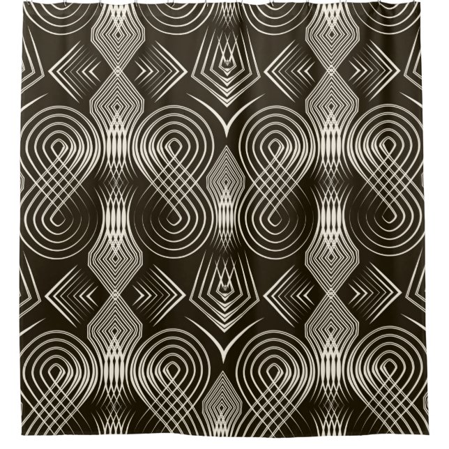 Seamless antique art deco pattern ornament. Geomet (Front)