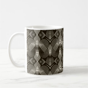 Seamless antique art deco pattern ornament. Geomet Coffee Mug