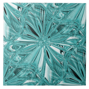 Seamless Aqua Ceramic Tile