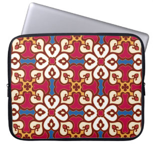 Seamless arabic pattern - based on ottoman traditi laptop sleeve