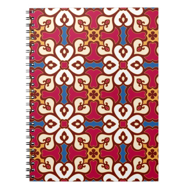 Seamless arabic pattern - based on ottoman traditi notebook (Front)