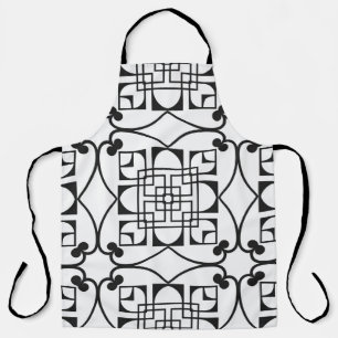 Seamless Art Deco Pattern. Vintage minimalistic ba Apron