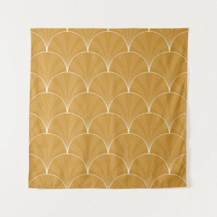 Seamless Art Deco Pattern. Vintage minimalistic ba Tapestry