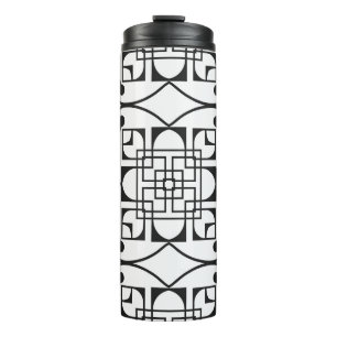Seamless Art Deco Pattern. Vintage minimalistic ba Thermal Tumbler