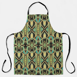 Seamless art ornament in Art Nouveau style Apron