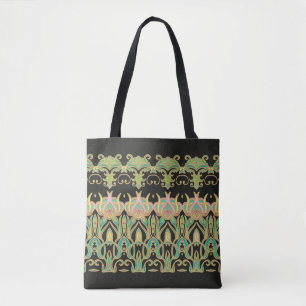 Seamless art ornament in Art Nouveau style Tote Bag