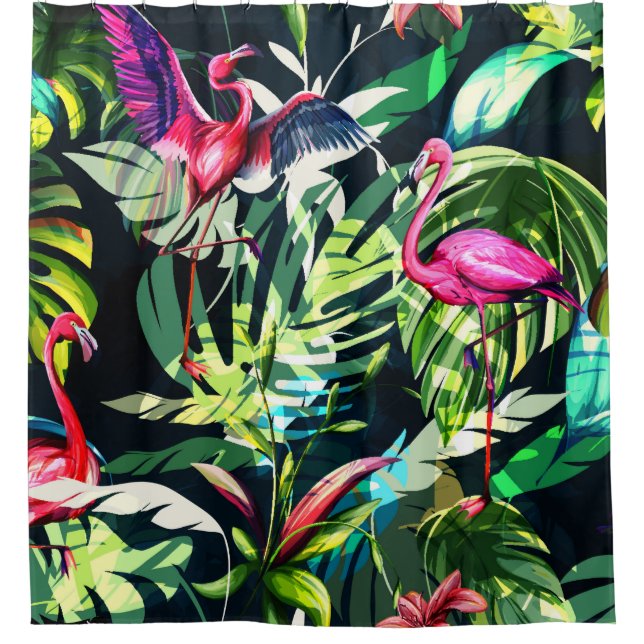 Seamless background floral pattern. Tropical leave (Front)