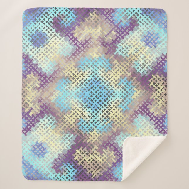Seamless background pattern. Imitation of a textur Sherpa Blanket (Front)