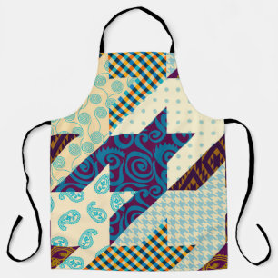Seamless background pattern. Patchwork pattern. Vi Apron