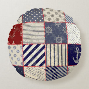 Seamless background pattern. Will tile endlessly. Round Pillow