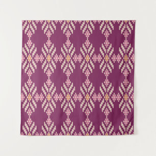 Seamless background southeast Asian retro aborigin Tapestry