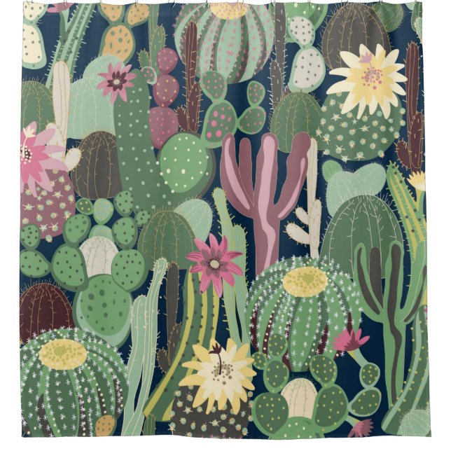 seamless background with cactus (Front)