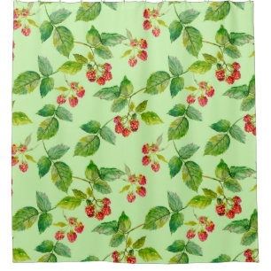 Seamless background with healthy berry - raspberry