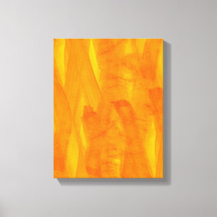 Seamless Background Yellow Abstract Watercolor Canvas Print