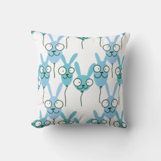 Seamless balloons pattern for kids linens & Fabric Throw Pillow