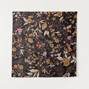 Seamless beautiful paisley floral pattern tapestry