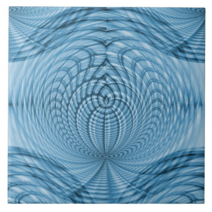 Seamless Blue Ceramic Tile