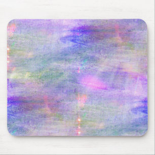seamless blue, pink background yellow watercolor mouse pad