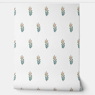 seamless botanical simple pattern with plants. wallpaper