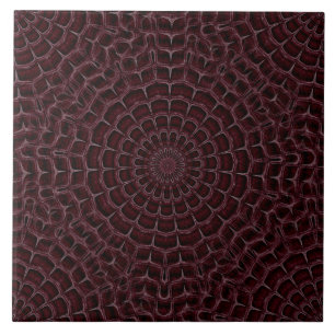 Seamless Burgundy Ceramic Tile