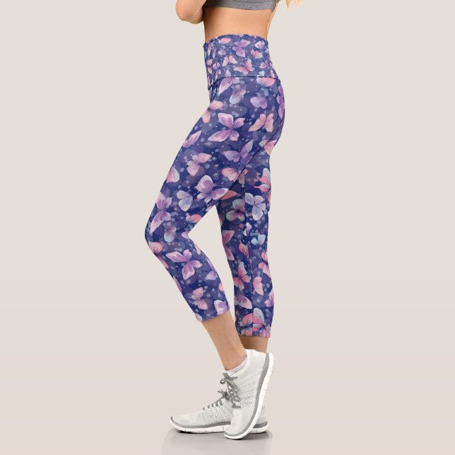 Seamless Butterflies Yoga pants #1 (Left)