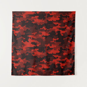 Seamless camouflage pattern. Repeating digital dot Tapestry