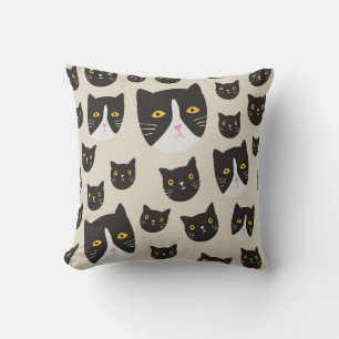 Seamless cat pattern/ throw pillow