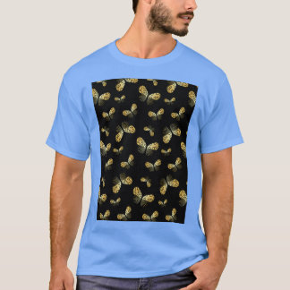Seamless Celestial Pattern Celestial Moth Pattern  T-Shirt