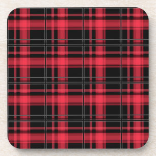 Seamless checkered plaid tartan lined striped patt coaster