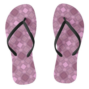 Seamless chequered plaid abstract squares geometri flip flops
