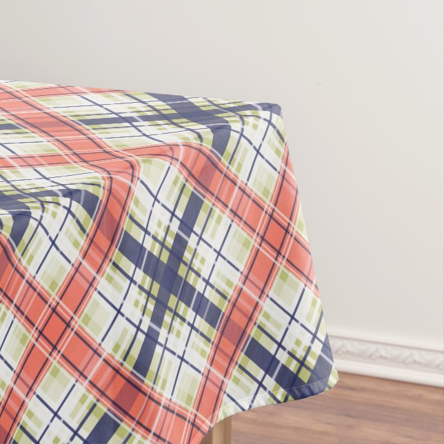 Seamless chequered plaid lined abstract pattern be tablecloth (In Situ)
