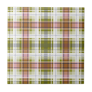 Seamless chequered plaid lined abstract pattern gr tile