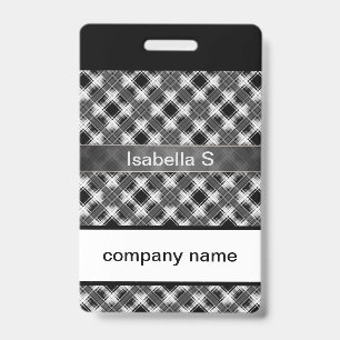 Seamless chequered plaid lined abstract pattern re badge