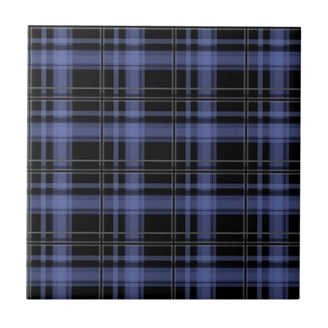 Seamless chequered plaid tartan lined striped patt tile (Front)