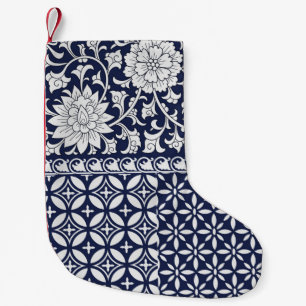 Seamless chinese ornament small christmas stocking