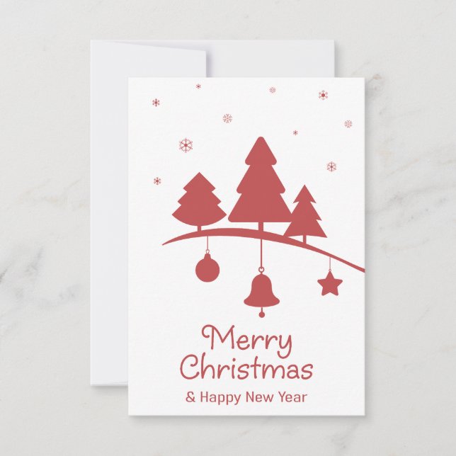 Seamless Christmas illustration.  Card (Front)