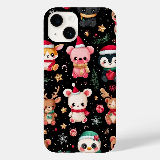 Seamless Christmas pattern Case-Mate iPhone Case (Back)