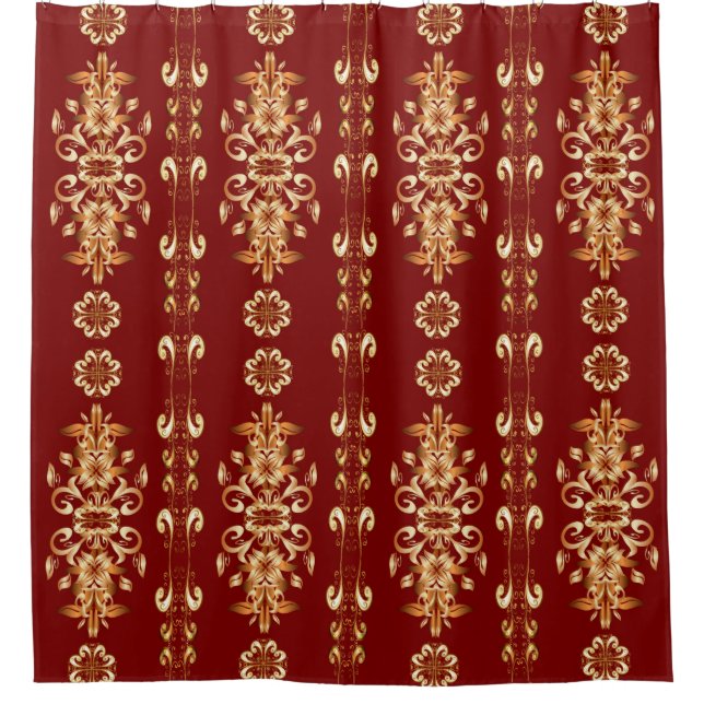 Seamless classic golden pattern. Golden pattern on (Front)