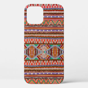 Seamless colourful abstract pattern iPhone 12 case