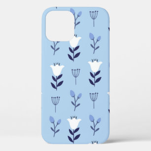 Seamless colourful floral pattern with wild flower iPhone 12 case