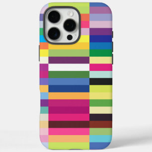 Seamless Colourful Striped Pattern iPhone 16 Pro Max Case