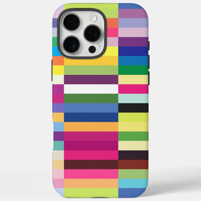 Seamless Colourful Striped Pattern Case-Mate iPhone Case (Back)