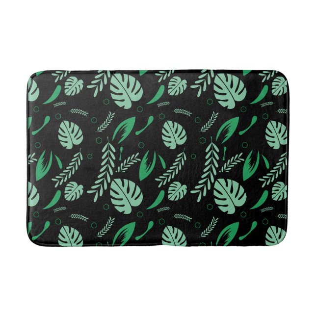 Seamless Colourful Summer Patterns-Floral-Nature  Bath Mat (Front)