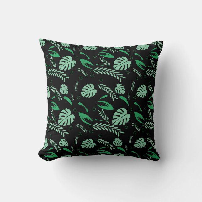 Seamless Colourful Summer Patterns-Floral-Nature Throw Pillow (Front)